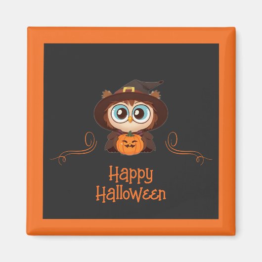 Schale/Herbst/Herbst/Halloween/Kürbis Magnet (Vorne)