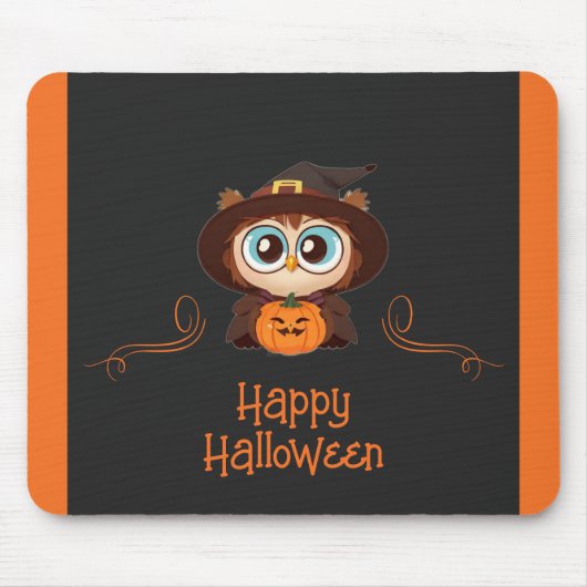 Schale/Herbst/Herbst/Halloween/Kürbis Mousepad (Vorne)