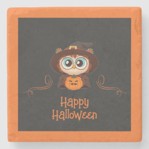 Schale/Herbst/Herbst/Halloween/Kürbis Steinuntersetzer
