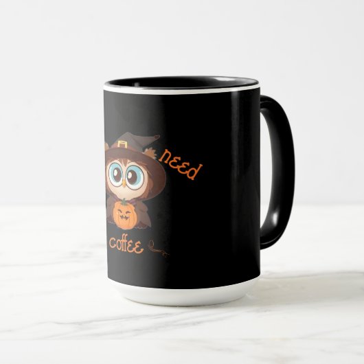 Schale/Herbst/Herbst/Halloween/Kürbis Tasse (VorderseiteRechts)