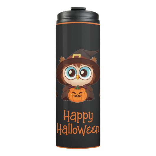 Schale/Herbst/Herbst/Halloween/Kürbis Thermosbecher (Vorderseite)