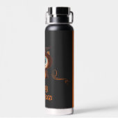 Schale/Herbst/Herbst/Halloween/Kürbis Trinkflasche (Rückseite)