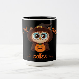 Schale/Herbst/Herbst/Halloween/Kürbis Zweifarbige Tasse