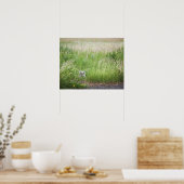 Schale im Gras Poster (Küche)