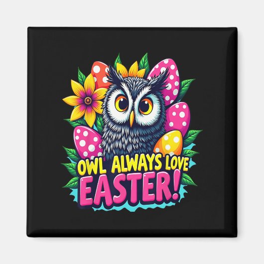 Schale immer Liebe Osterfarbene Ostereier Magnet (Vorne)