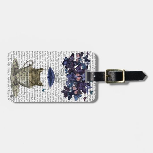 Schale in Teacup Gepäckanhänger (Vorderseite horizontal)