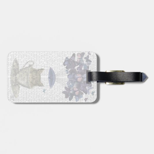 Schale in Teacup Gepäckanhänger (Rückseite horizontal)