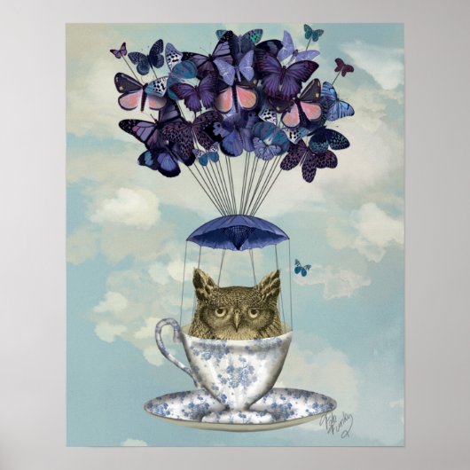 Schale in Teacup Poster (Vorne)