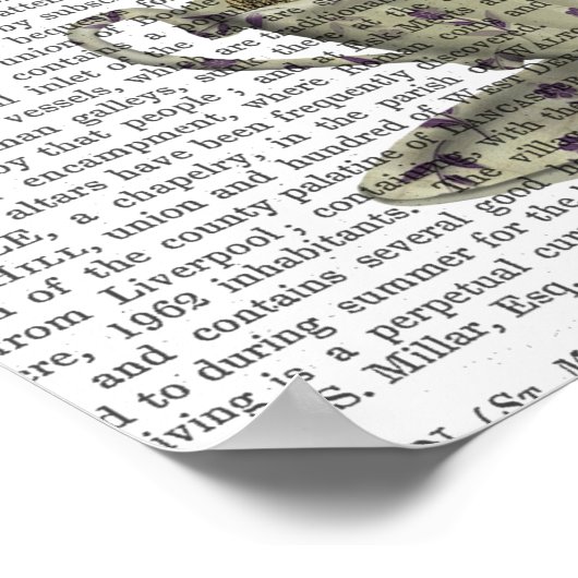 Schale in Teacup Poster (Ecke)