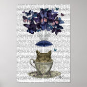 Schale in Teacup Poster (Vorne)