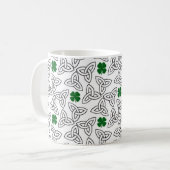 Schale-Irischer KleeblattCeltic Kaffeetasse (Vorderseite Links)
