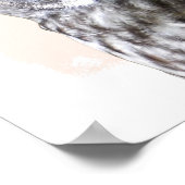 Schale Kinderzimmer-Wand-Kunst Tierportrait Poster (Ecke)