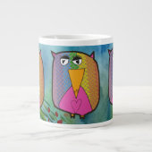 Schale "Kunst von Kindern" Jumbo-Tasse (Vorderseite)