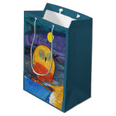 Schale "Kunst von Kindern" Mittlere Geschenktüte (Rückseite Schrägansicht)