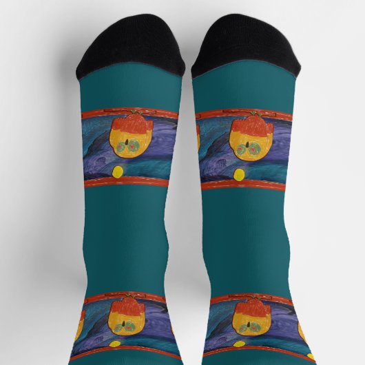 Schale "Kunst von Kindern" Socken (Oben)
