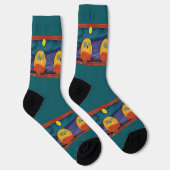 Schale "Kunst von Kindern" Socken (Rechts)