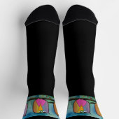 Schale "Kunst von Kindern" Socken (Oben)