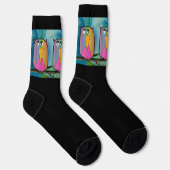 Schale "Kunst von Kindern" Socken (Rechts)