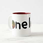 Schale Liebe Zweifarbige Tasse (Vorderseite Links)