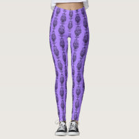 Schale (lila) - Leggings