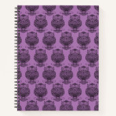 Schale (lila) - Notebook Notizblock (Vorderseite)