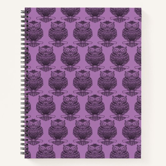 Schale (lila) - Notebook Notizblock (Vorderseite)