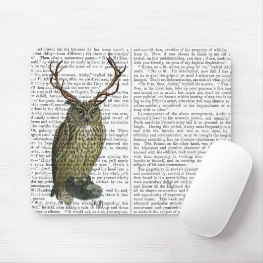 Schale mit Antlern schlicht 2 Mousepad (Mit Mouse)