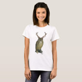 Schale mit Antlern schlicht 2 T-Shirt (Vorne ganz)