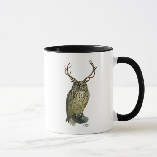 Schale mit Antlern schlicht 2 Tasse (Rechts)