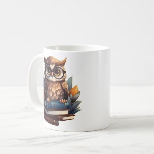 Schale mit Büchern Kaffeetasse (Vorderseite Links)