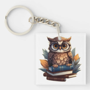 Schale mit Büchern Schlüsselanhänger