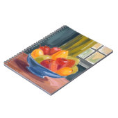 Schale mit Früchten Aquarellmalerei Notizblock (Linke Seite)
