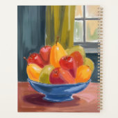 Schale mit Früchten Aquarellmalerei Planer (Rückseite)