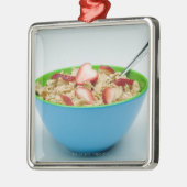 Schale mit Getreide Silbernes Ornament (Links)