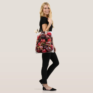 Schale mit Kirschen Tasche