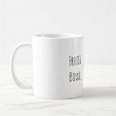 Schale mit Obst Kaffeetasse (Links)