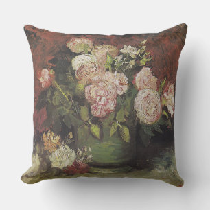 Schale mit Pfingstrosen und Rosen von Vincent van  Kissen