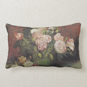 Schale mit Pfingstrosen und Rosen von Vincent van Lendenkissen