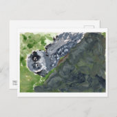 Schale mit Postkarte aus Marmor (Vorne/Hinten)