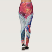 Schale mit roten Früchten Leggings (Rückseite)