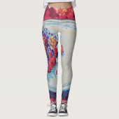 Schale mit roten Früchten Leggings (Vorderseite)