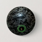 Schale mit schwarzem und grauem Rasen, runde Abzei Button (Vorderseite)
