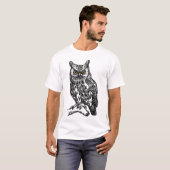 Schale mit schwarzer Tinte T-Shirt (Vorne ganz)