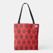 Schale (Muster rot) - Tasche (Rückseite)