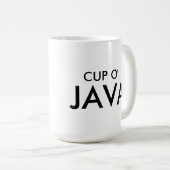 Schale O JAVA Kaffeetasse (VorderseiteRechts)