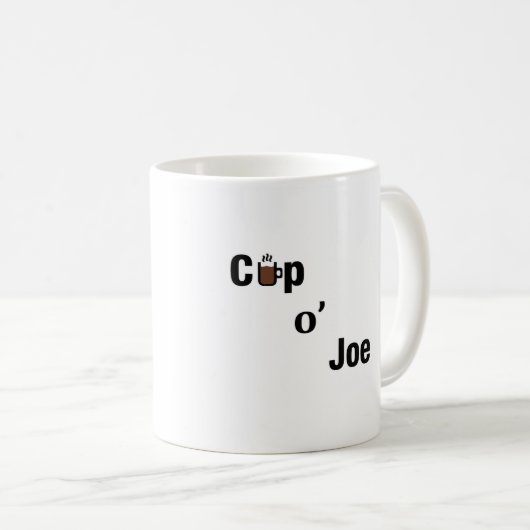 "Schale o Joe-" Kaffee-Tasse Kaffeetasse (VorderseiteRechts)