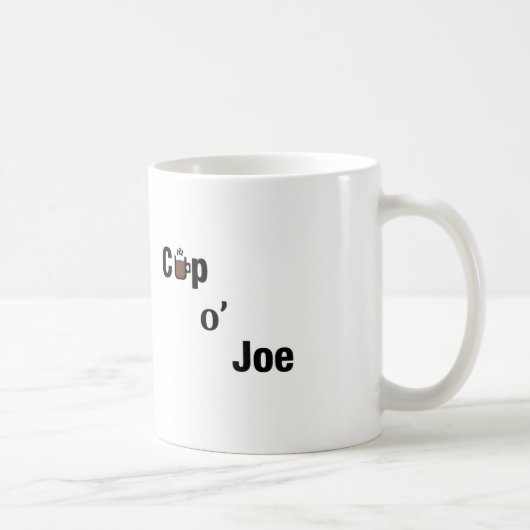 "Schale o Joe-" Kaffee-Tasse Kaffeetasse (Rechts)