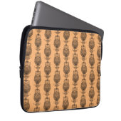 Schale (orange) - Laptop-Sieb Laptopschutzhülle (Vorne Rechts)