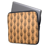 Schale (orange) - Laptop-Sieb Laptopschutzhülle (Vorderseite Links)
