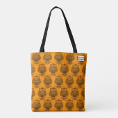 Schale (orange Muster) - Tasche (Rückseite)